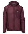 studio image of strafe outerwear summer 2024 ms scout jacket in port front